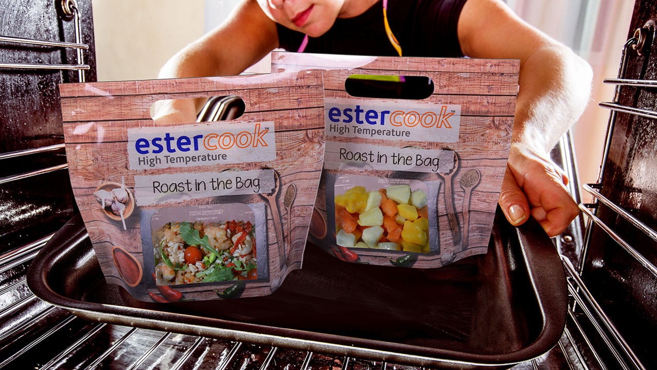 estercook ovenable packaging