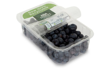 FFP Esterseal Asda blueberries recyclable fruit punnets