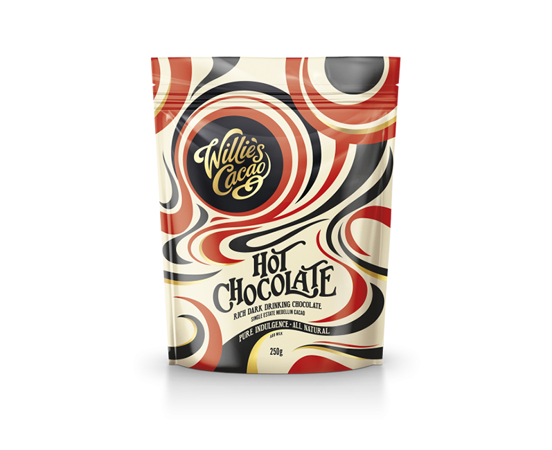 design-artworkkey-features Willies Hot Chocolate pouch