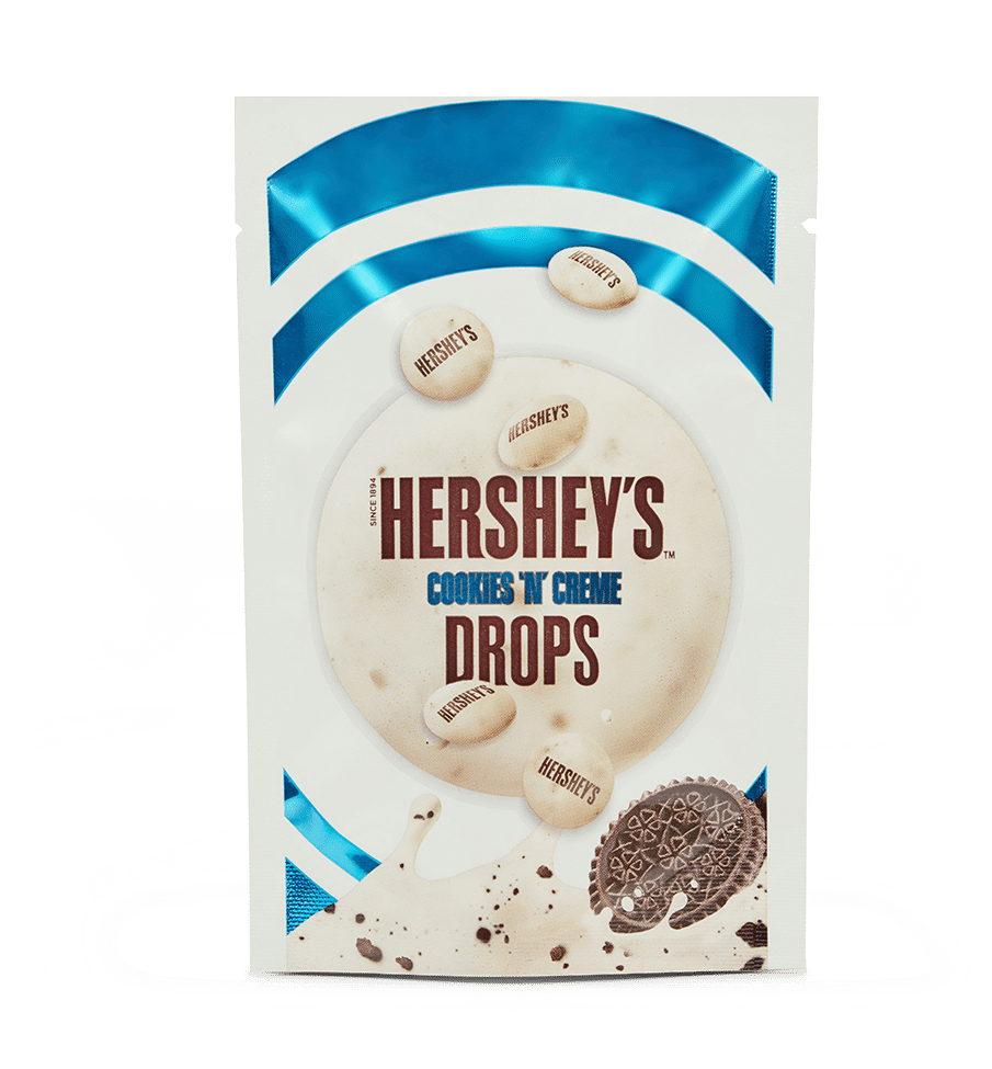 Hershey's Cookies 'N' Creme Drops packaging
