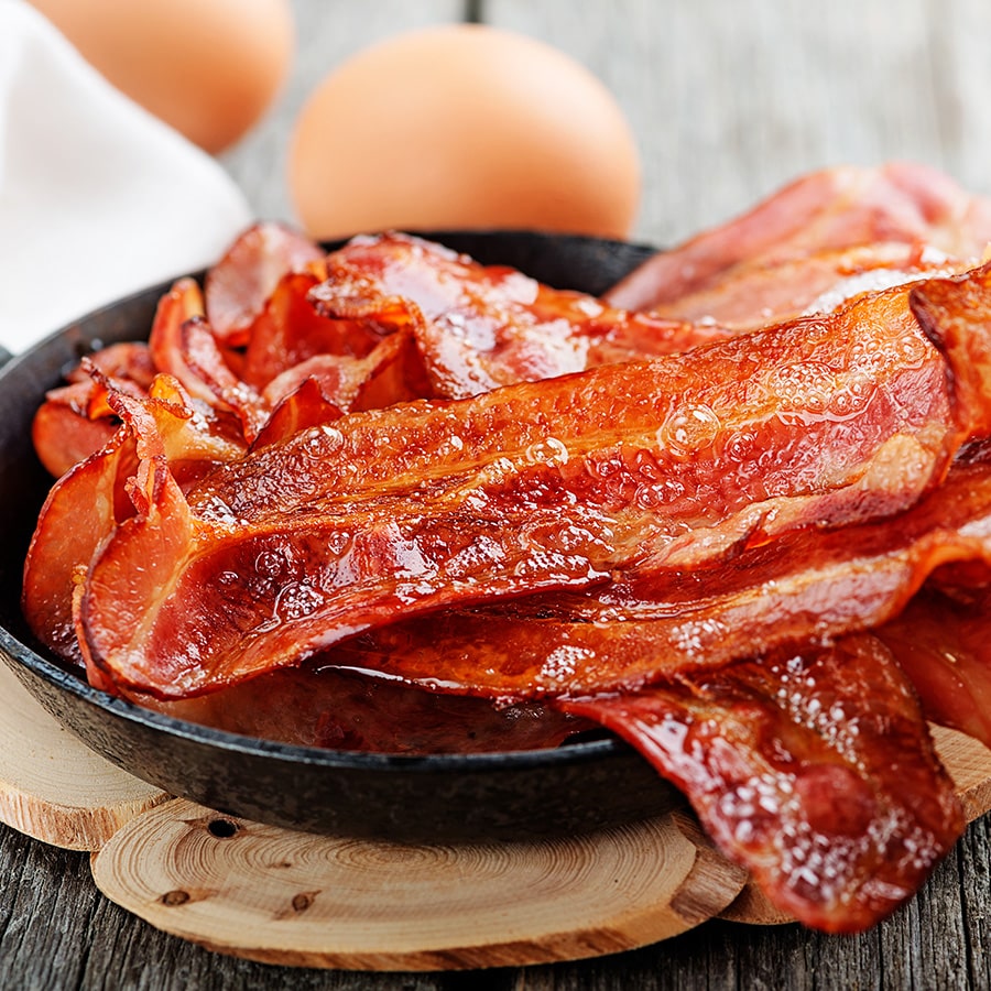 Crispy bacon